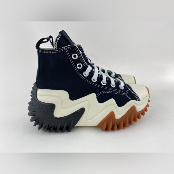 Converse Run Star Motion HI Black White Women's Sneakers Shoes 171545C - Picture 6 of 12